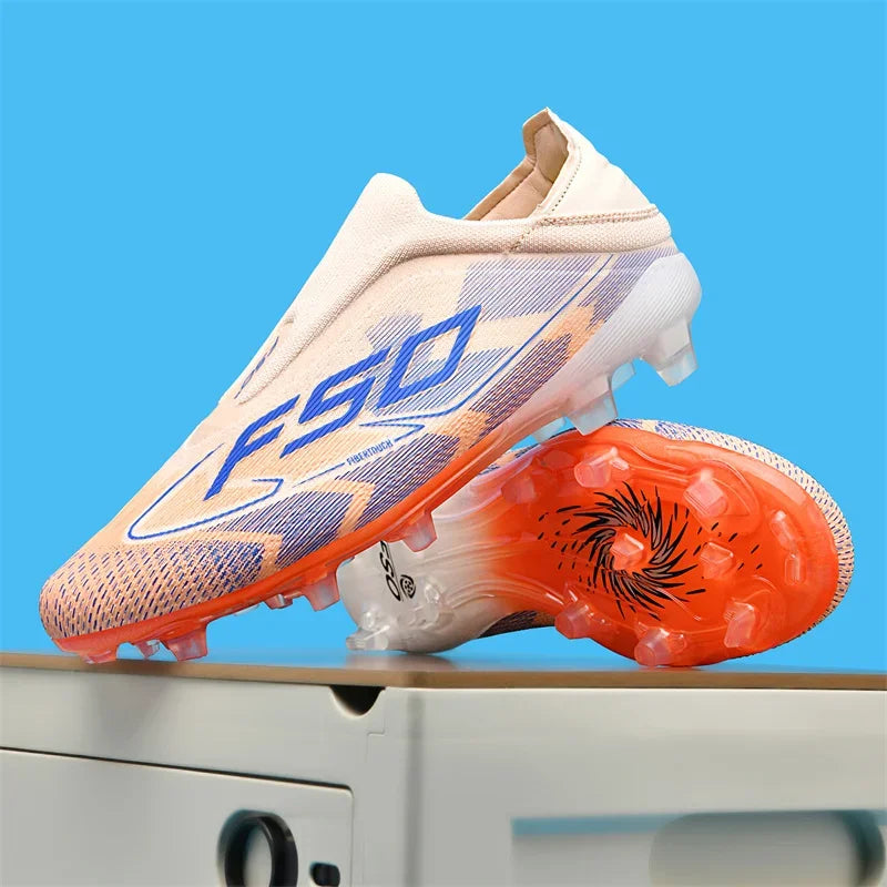 New Men's Soccer Shoes Grass Adult Non-Slip Football Boots Ultralight Sport Indoor Cleats Non Slip Fg Turf Futsal Comfortable