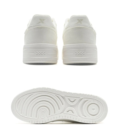 Xtep Skateboard-Schuhe – Leichte Sommersportschuhe mit dicker Sohle, Low-Top-Sneaker im modischen Street-Style 875319310016
