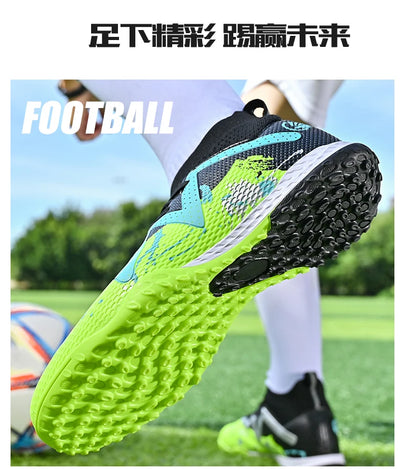 Scarpe da calcio TF da uomo, professionali e confortevoli, di alta qualità, scarpe da calcetto da uomo per adulti, casual e ultraleggere