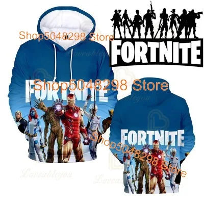 Hoodie-Sweatshirt für Herren, Damen und Kinder – The Nite Victory Kinderbekleidung, Battle Royale Sweatshirt, Oberteile für Jungen und Mädchen, Hero Teen Kleidung