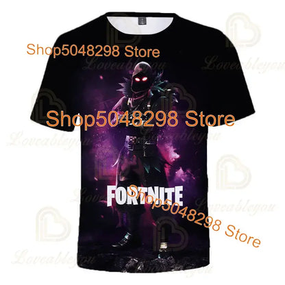 Fortnite Victory Kinderbekleidung für Jungen und Mädchen, Battle Royale 3D-Sweatshirt, Oberteile für Jungen und Mädchen, Kinder-T-Shirt, Hero-Teen-Tops