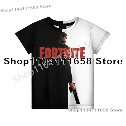 Birthday Gifts 3D Print Banana Peely Team Leader Bear F-Fortnite T Shirt T-shirt Men's Tee Battle Royale Game Summer Tops