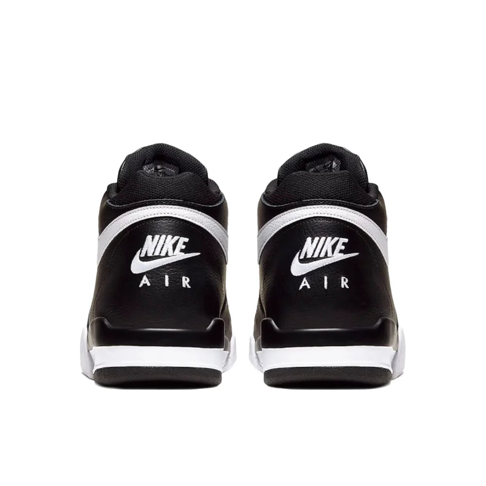 Nike Flight Legacy Mid-Top Retro Basketball Sneakers Men's Black/White BQ4212-002