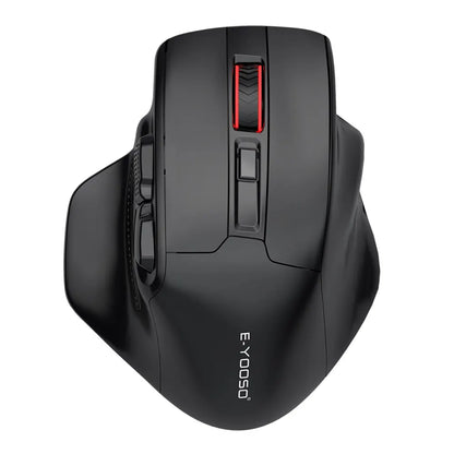 E-YOOSO X-31 Wireless Gaming Mouse 2.4G USB 4800 DPI Ergonomic Gaming Mouse for Large Hands, 5-Button Optical Mouse for PC & Laptop