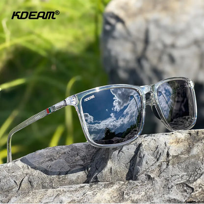 KDEAM Extra Large Size XL Polarized Sunglasses For Men Driving Photochromic Sun Glasses Oversized Suit For Big Face
