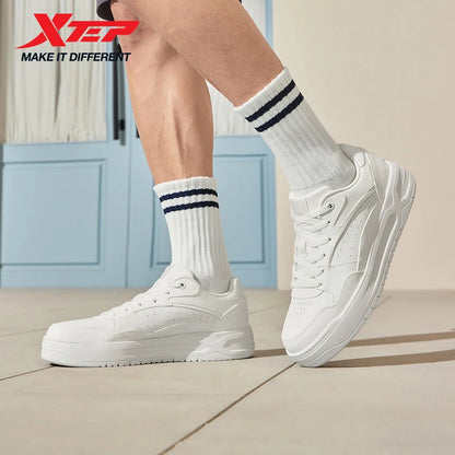 Xtep Skateboard-Schuhe – Leichte Sommersportschuhe mit dicker Sohle, Low-Top-Sneaker im modischen Street-Style 875319310016