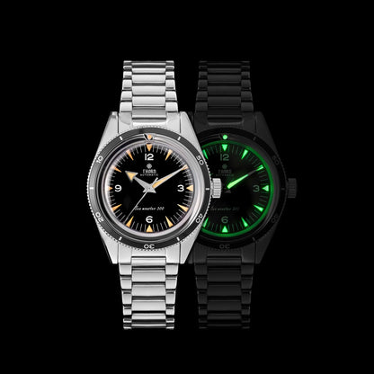 THORN T026 Automatic Watch 38mm Sapphire 316L Stainless Steel PT5000/Swiss Ronda Movement Vintage Style Luminous Men's Watch