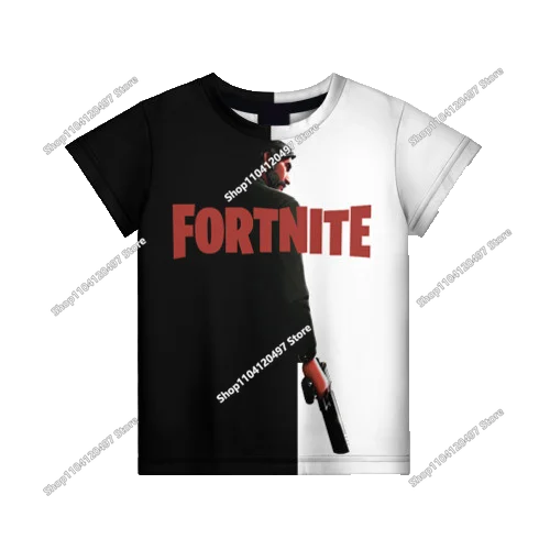 2026 Fortnite T-shirt Boys Summer Anime Game T Shirt Everyone T-Shirt Cute Tee Shirt Basic Battle Gamer Short Sleeve Man Tshirt