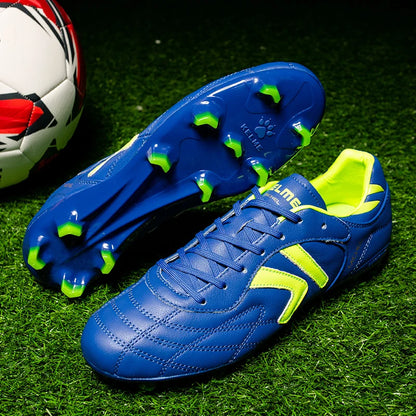 KELME FG jalkapallokengät, alkuperäiset naudan nahasta valmistetut miesten lenkkarit, ammattikäyttöön sopivat, luistamattomat urheilu- ja harjoitusjalkapallokengät ZX80011018