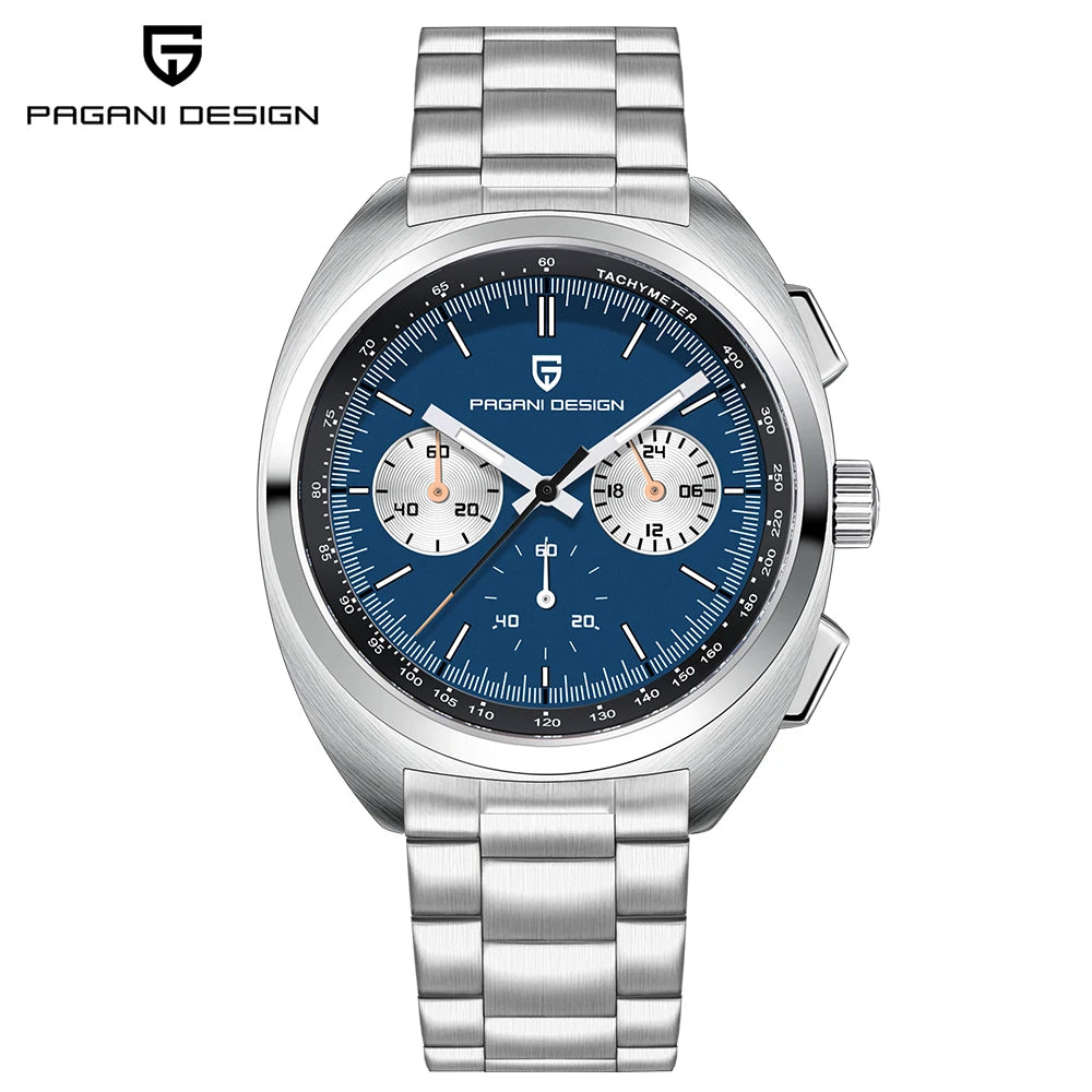 PAGANI DESIGN 2026 NEW Turtle Back Chronograph 1782 Watch for Man Fashion Men's Quartz Watch Luminous relogios masculino