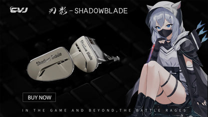 CVJ Assassin Earphones 1BA+1DD+1Vibration Switch Adjustable Gaming E-sports In-Ear 3.5mm&Type-C Hifi Headphones
