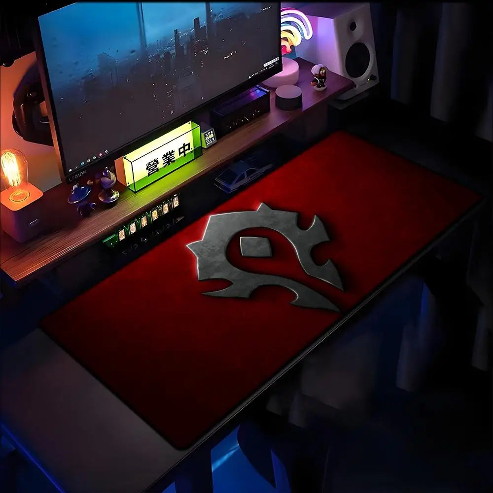 World of Warcraft Lich King podloga za miš za PC, HD anime gaming dodatak, podloga za tipkovnicu i miš za laptop, XXL podloga za gaming stol i ormarić, Mer podloga za miš