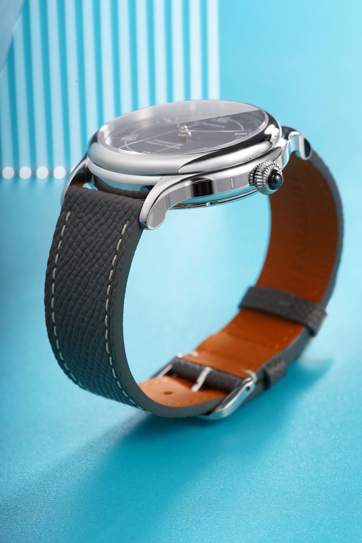 FARASUTE Luxury Men Manual Mechanical Watch Seagull Movement Power Reserve 80 Hours Sapphire Glass Stainless Steel Watch Reloj