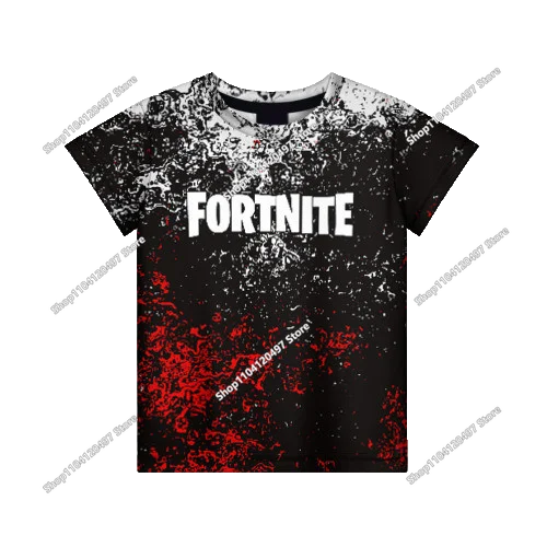 2026 Fortnite T-shirt Boys Summer Anime Game T Shirt Everyone T-Shirt Cute Tee Shirt Basic Battle Gamer Short Sleeve Man Tshirt