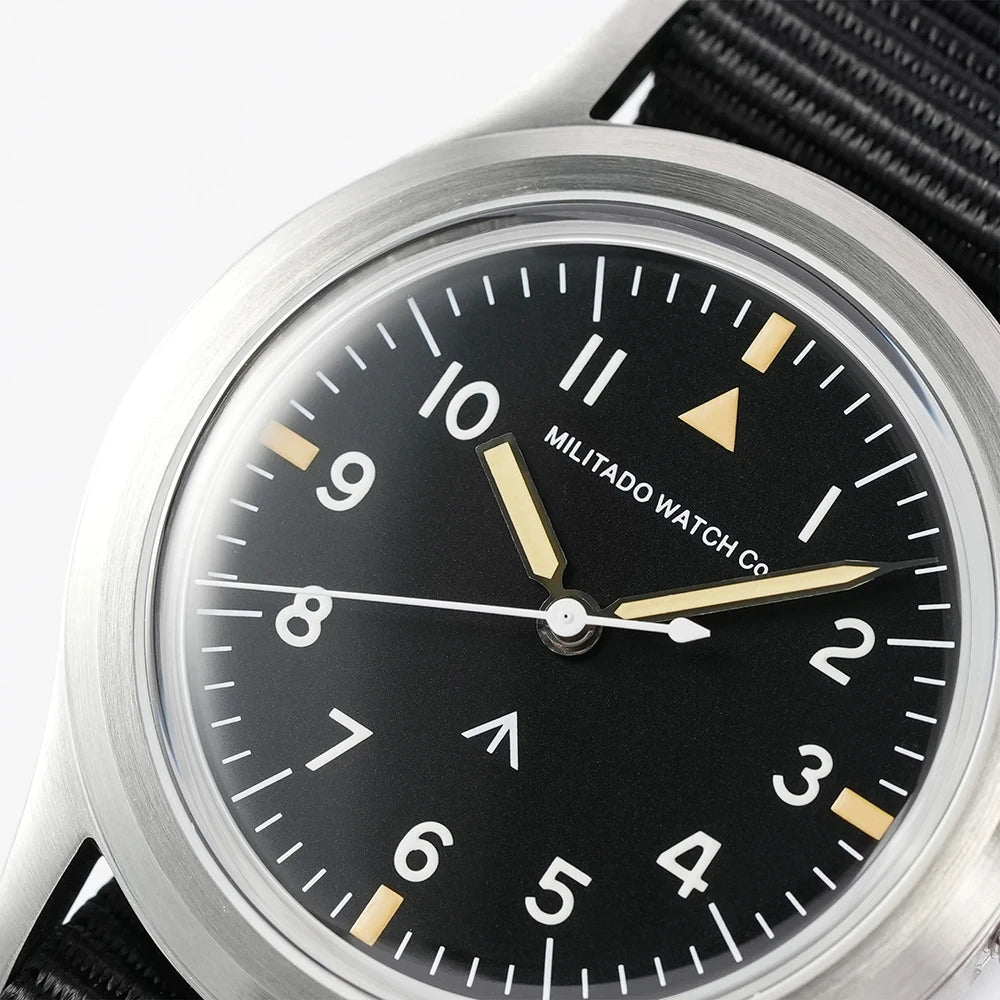 Militado ML14 Limited Edition Quartz Watch VH31 Sweep Second Quartz Movement Watch Sapphire Crystal BGW9 C3 Luminous Men's Watch