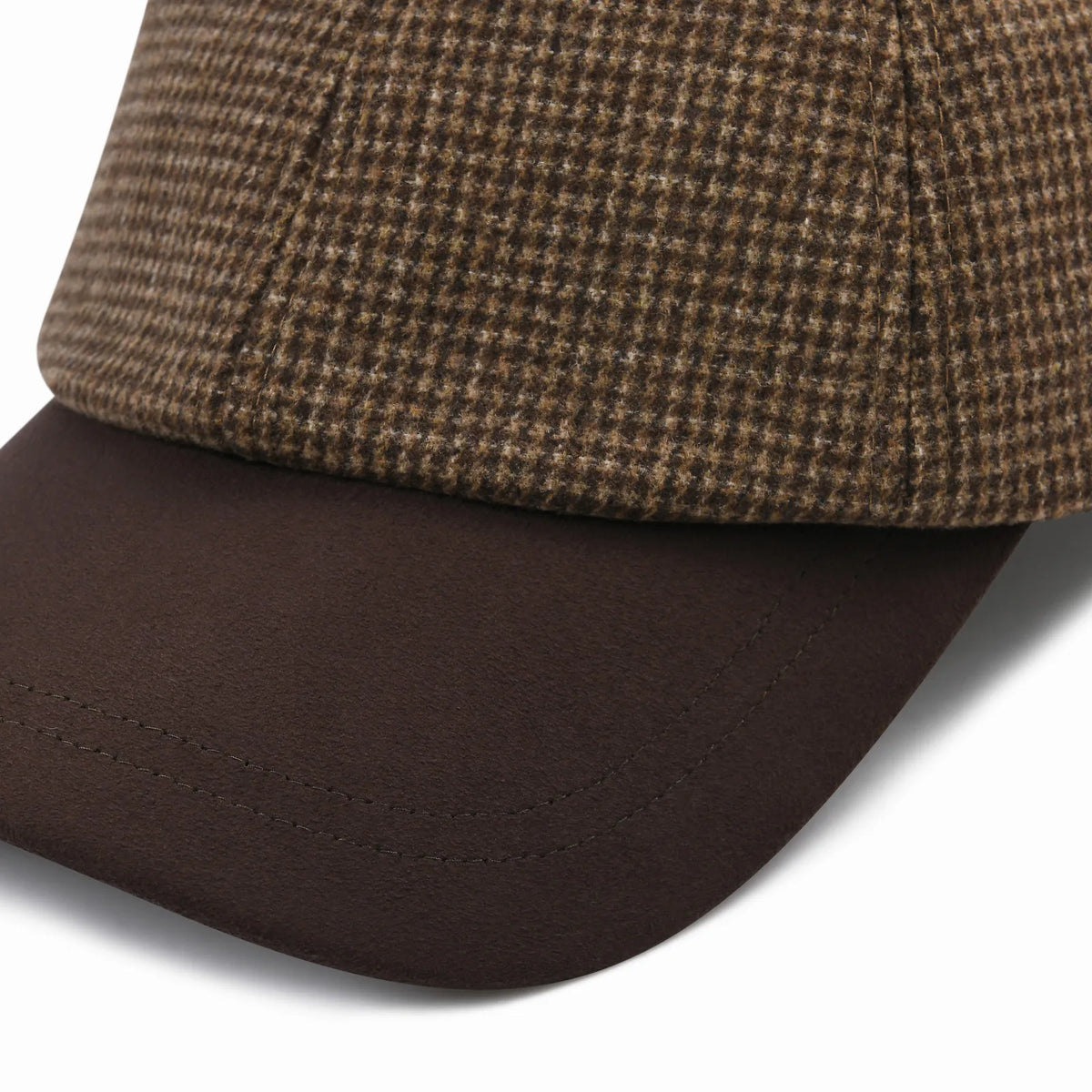 BOTVELA Herren-Baseballkappe aus Wolltweed, lässiger Stil, weich, verstellbar, unstrukturiert