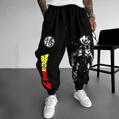 Dragon Ball Men's Pants Sportswear Broly Spring Autumn and Winter Japan Anime Jogger Pants Y2k Harajuku Fashion Cotton Trousers