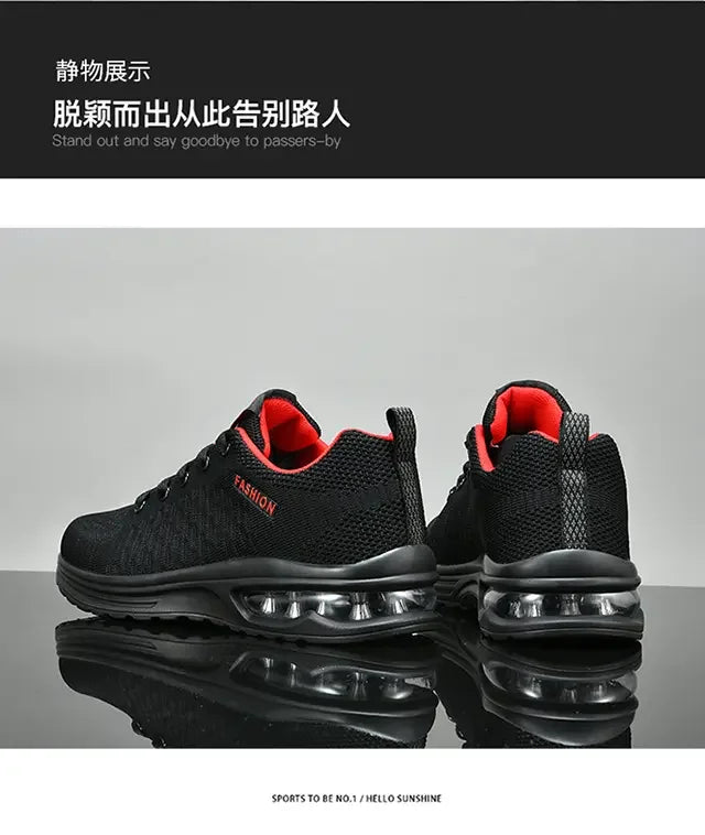 Zapatillas para hombre 2025 nuevas deportivas casuales de moda, transpirables, ligeras para running, cómodas, tallas grandes, calzado de running para hombre