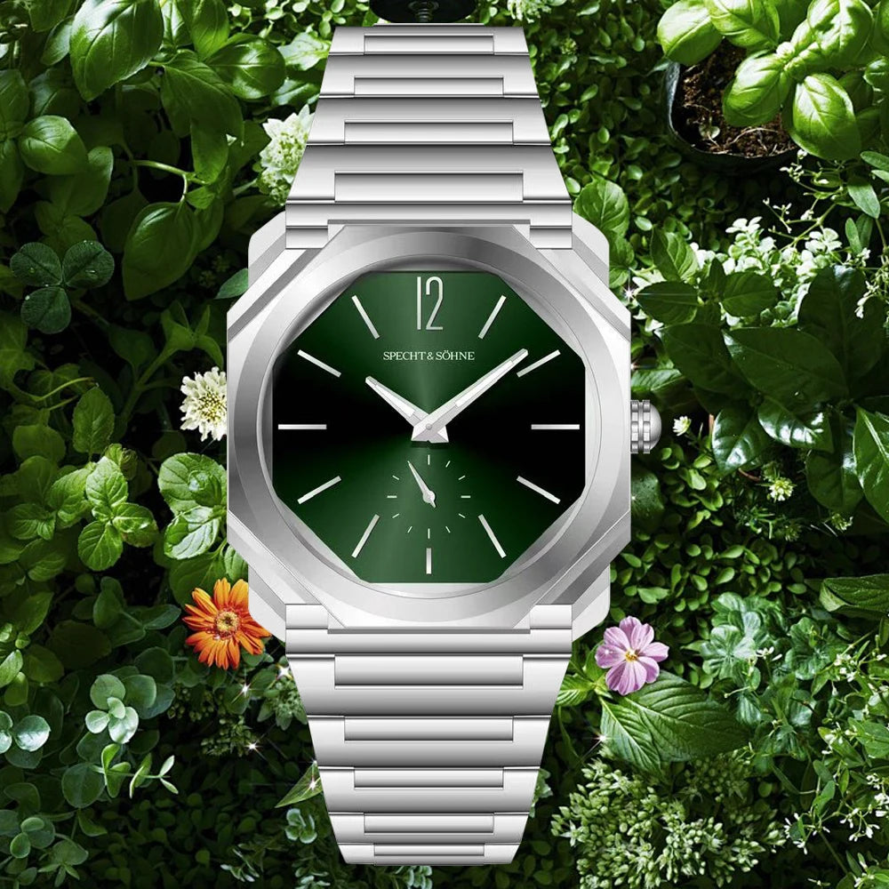 2026 New Fashion 38MM Specht & Söhne Ultrathin Quartz Watch For Men 316L Stainless Steel Watches Sapphire Crystal 50M Waterproof