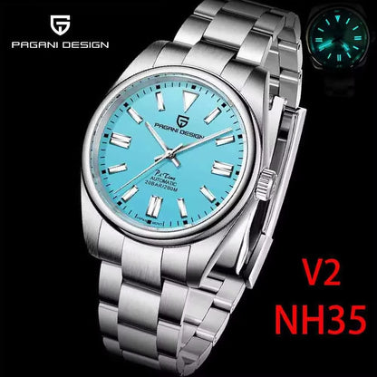 2026 PAGANI Design New 39mmMen's  Mechanical Watches NH35/8215  Automatic Watch Sapphire Stainless Steel 20Bar Waterproof Reloj