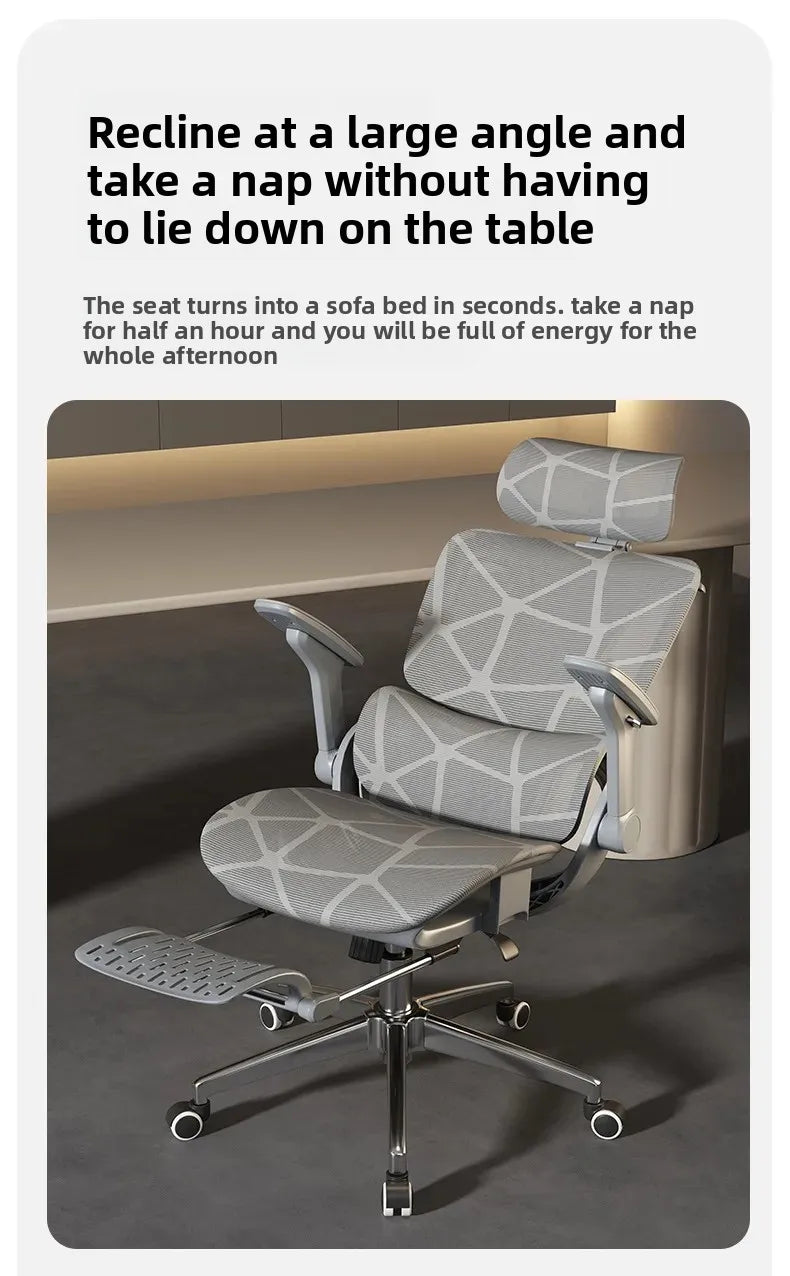Air Titan Full Mesh Ergonomic Office Gaming Chair with Three Zone Lumbar Support, Ventilated Computer Desk Chair for Students, Work & Gaming
