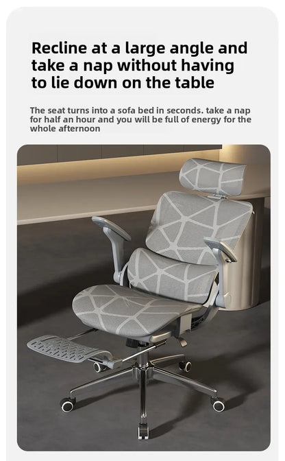 Air Titan Full Mesh Ergonomic Office Gaming Chair with Three Zone Lumbar Support, Ventilated Computer Desk Chair for Students, Work & Gaming