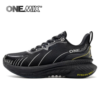 ONEMIX Scarpe da corsa da strada bianche da uomo Scarpe sportive da esterno con cuscinetto d'aria Scarpe da ginnastica da uomo Scarpe da jogging estive Calzature da donna