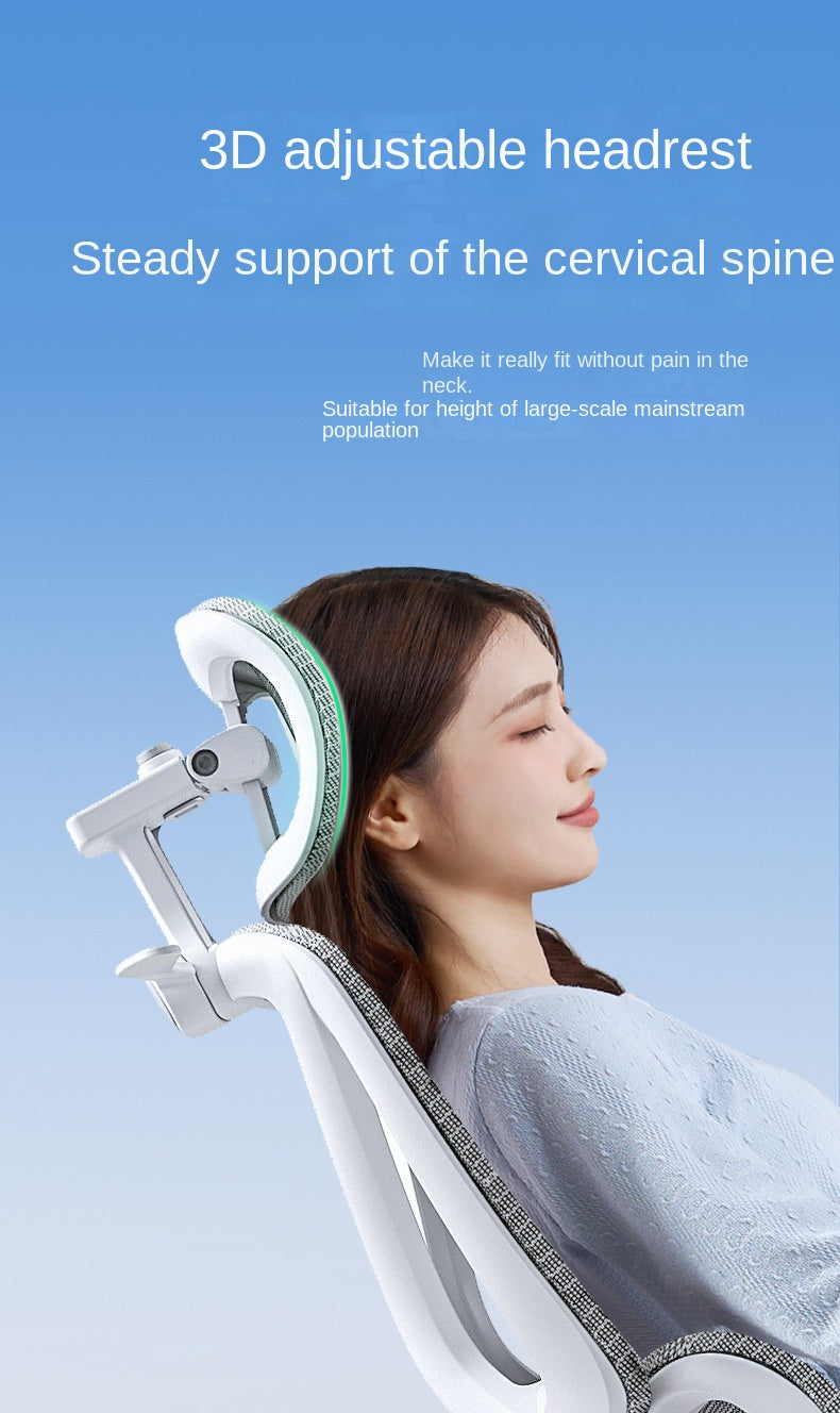 UVR Domestic Comfortable Sedentary Breathable Mesh Chair Ergonomic Design Recliner Chair Office Adjustable Lumbar Support Chair